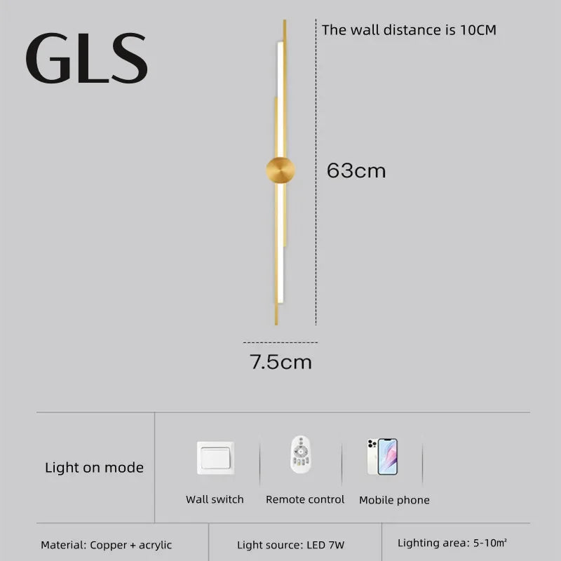 Horizon Modern LED Wall Light GLS™