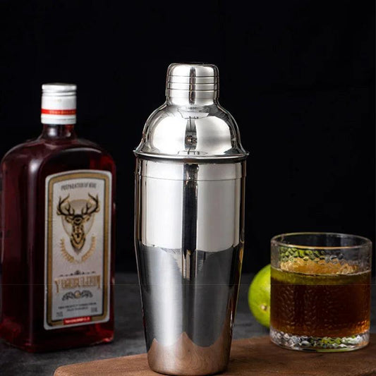 Classic Silver Cocktail Shaker - Golden Lion Store