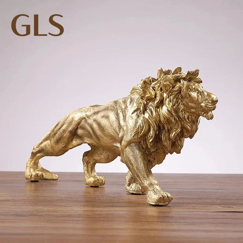 Golden Lion King of the Savannah Sculpture GLS™