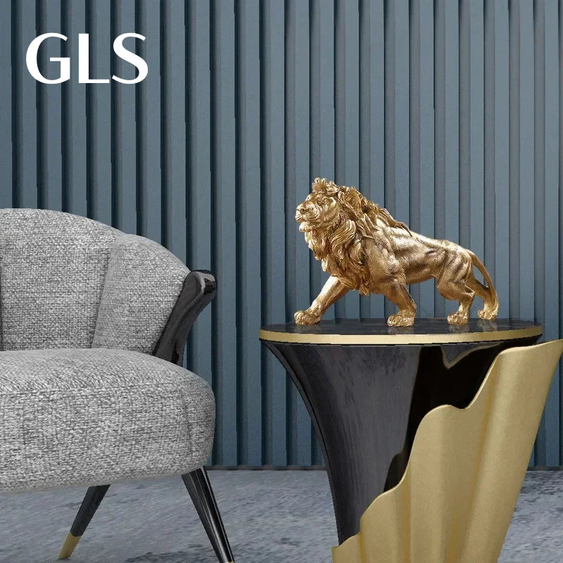 Golden Lion King of the Savannah Sculpture GLS™