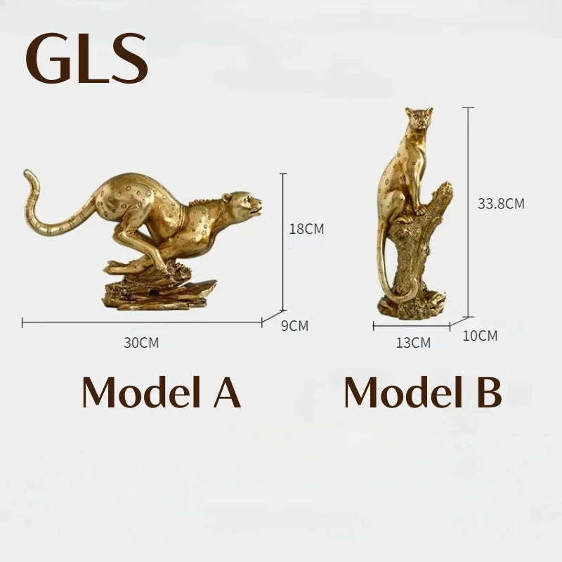 Golden Leopard Archetype Sculpture GLS™