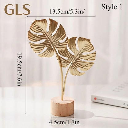 Nordic Golden Decorative Leaf GLS™