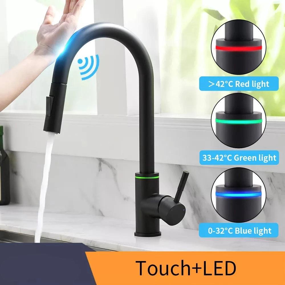 Kitchen Faucet with Touch Sensor - Golden Lion Store