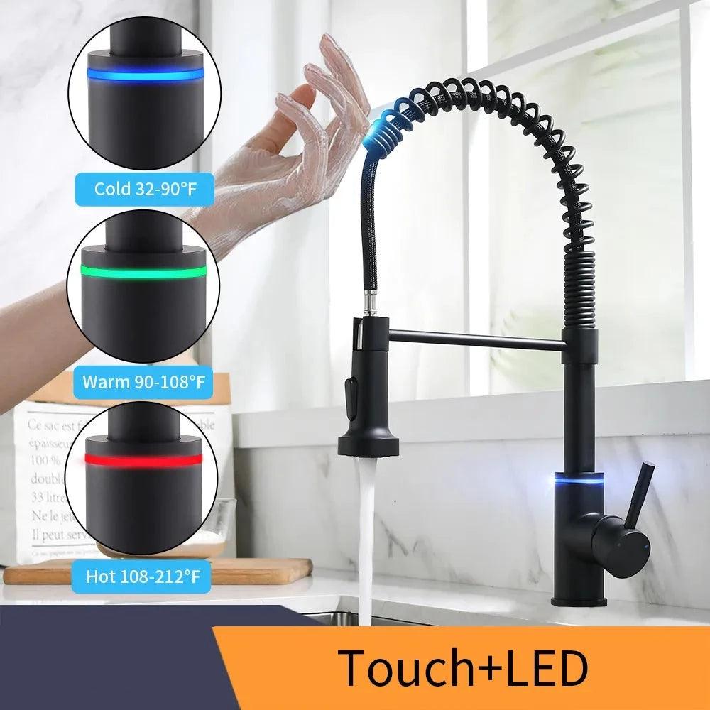 Kitchen Faucet with Touch Sensor - Golden Lion Store