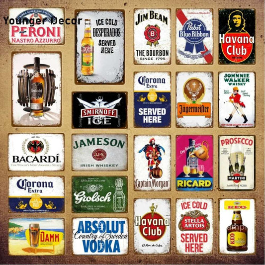 Decorative Signs Drink Beer